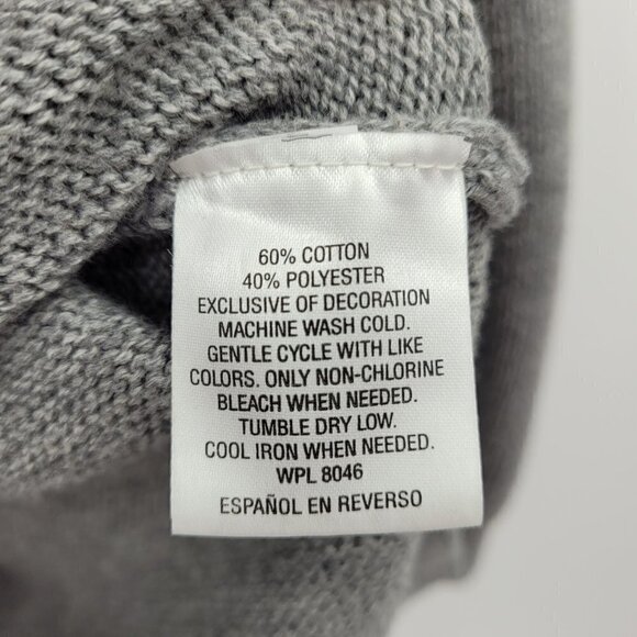 Maison Jules Voila! Oversized Grey Crew Neck Sweater - Picture 10 of 10